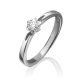 Кольцо из белого золота Platina 01-1011-00-101-1120-30 с бриллиантом