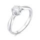 Серебряное кольцо АЛЬКОР 01-1032/00КЦ-00 с фианитом