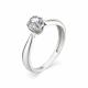 Серебряное кольцо АЛЬКОР 01-1089/00КЦ-00 с фианитом