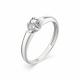 Серебряное кольцо АЛЬКОР 01-1151/00КЦ-00 с фианитом