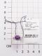 Серебряное кольцо АЛЬКОР 01-1167/00АМ-00 с фианитом и аметистом
