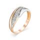 Серебряное кольцо АЛЬКОР 01-1207/00КЦ-06 с фианитом