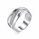 Серебряное кольцо АЛЬКОР 01-1240/00КЦ-00 с фианитом