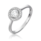 Кольцо из белого золота Platina 01-1282-00-101-1120-30 с бриллиантом