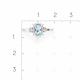 Серебряное кольцо Platina 01-1287-00-207-0200 с топазом и фианитом