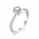 Серебряное кольцо АЛЬКОР 01-1295/00КЦ-00 с фианитом