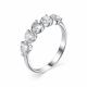 Серебряное кольцо АЛЬКОР 01-1331/00КЦ-00 с фианитом