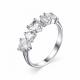 Серебряное кольцо АЛЬКОР 01-1332/00КЦ-00 с фианитом