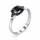 Серебряное кольцо АЛЬКОР 01-1402/0КЦ1-00 с фианитом