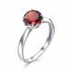 Серебряное кольцо АЛЬКОР 01-1463/00ГР-00 с гранатом