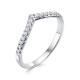 Серебряное кольцо АЛЬКОР 01-1474/00КЦ-00 с фианитом