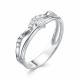 Серебряное кольцо АЛЬКОР 01-1491/00КЦ-00 с фианитом