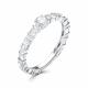 Серебряное кольцо АЛЬКОР 01-1501/00КЦ-00 с фианитом