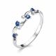 Серебряное кольцо АЛЬКОР 01-1509/КЦ14-00 с фианитом