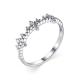 Серебряное кольцо АЛЬКОР 01-1514/00КЦ-00 с фианитом