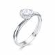 Серебряное кольцо АЛЬКОР 01-1578/00КЦ-00 с фианитом