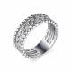 Серебряное кольцо АЛЬКОР 01-1647/00КЦ-00 с фианитом