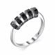 Серебряное кольцо АЛЬКОР 01-1691/0КЦ1-00 с фианитом