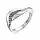 Серебряное кольцо АЛЬКОР 01-1696/00КЦ-00 с фианитом