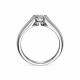 Серебряное кольцо АЛЬКОР 01-1923/00КЦ-00 с фианитом