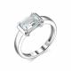 Серебряное кольцо АЛЬКОР 01-1929/00ГХ-00 с горным хрусталём