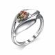 Серебряное кольцо АЛЬКОР 01-2039/00СТ-00 с султанитом