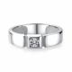 Серебряное кольцо АЛЬКОР 01-2068/000Б-00 с бриллиантом
