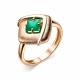 Серебряное кольцо АЛЬКОР 01-2077/00АГ-06 с агатом