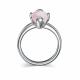 Серебряное кольцо АЛЬКОР 01-2214/00РК-00 с кварцем