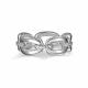 Серебряное кольцо АЛЬКОР 01-2221/00КЦ-00 с фианитом