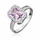Серебряное кольцо Platina 01-2322-00-209-0200 с фианитом и аметистом