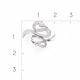 Серебряное кольцо Символ года Змея Platina с фианитом 01-2332-00-401-0200
