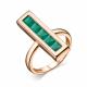 Серебряное кольцо АЛЬКОР 01-2385/00АГ-06 с агатом