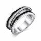 Серебряное кольцо АЛЬКОР 01-2393/00КЦ-17 с фианитом
