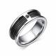 Серебряное кольцо АЛЬКОР 01-2506/00ЧБ-07 с чёрным бриллиантом