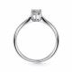 Серебряное кольцо АЛЬКОР 01-2546/00СВ-00 с фианитом