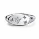 Серебряное кольцо АЛЬКОР 01-2617/00КЦ-00 с фианитом