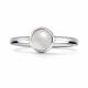 Серебряное кольцо АЛЬКОР 01-2632/00БА-00 с агатом