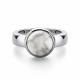Серебряное кольцо АЛЬКОР 01-2635/00БА-00 с агатом