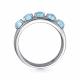 Серебряное кольцо АЛЬКОР 01-2694/00ТБ-00 с топазом