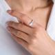 Серебряное кольцо Platina 01-2698-00-401-0200 с фианитом