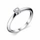 Серебряные кольца АЛЬКОР с муассанитом 01-2698/000М-00