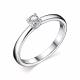 Серебряные кольца АЛЬКОР с муассанитом 01-2699/000М-00
