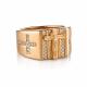 Серебряное кольцо АЛЬКОР 01-2850/00КЦ-06 с фианитом