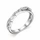 Серебряное кольцо АЛЬКОР 01-2941/00КЦ-00 с фианитом