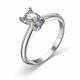 Серебряное кольцо АЛЬКОР 01-2960/00КЦ-00 с фианитом