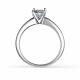Серебряное кольцо АЛЬКОР 01-2960/00КЦ-00 с фианитом