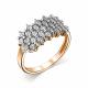 Серебряное кольцо АЛЬКОР 01-2990/000Б-60 с бриллиантом