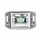 Серебряное кольцо АЛЬКОР 01-2997/00ШТ-00 с шпинелью