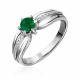 Серебряное кольцо Platina 01-3054-00-275-0200 с фианитом и халцедоном